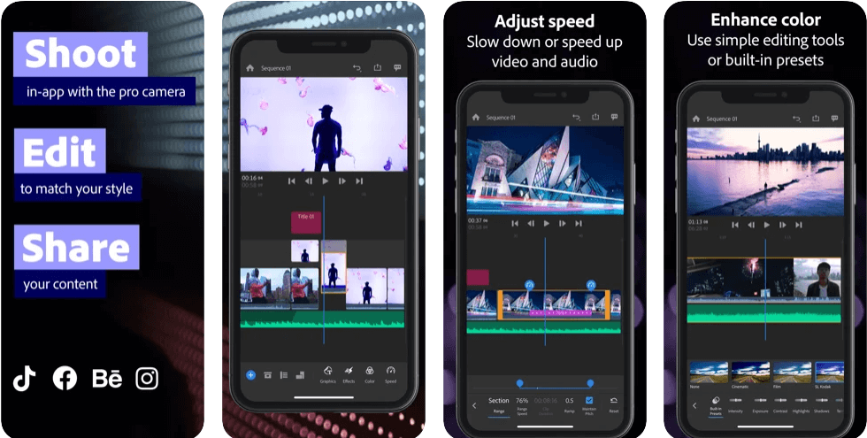 Adobe Premiere Rush - Best Video Editing Apps for iPhone