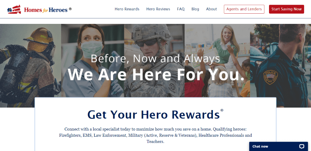 Homes-for-Heroes -  Zillow alternative