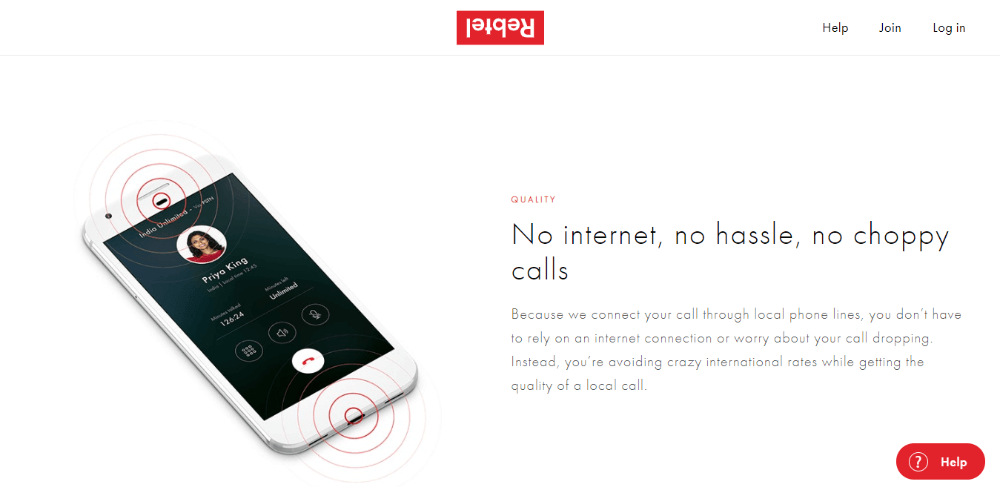 Rebtel - FireRTC alternatives to make free international calls landline phones