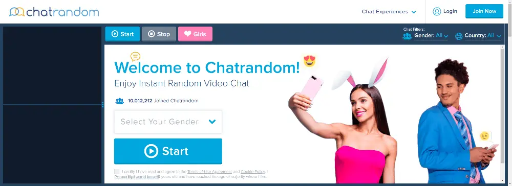 ChatRandom - Omegle chat alternative