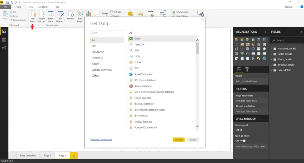 Collect the Data - Power BI