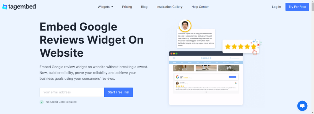 Tagembed - Google Reviews Widget 