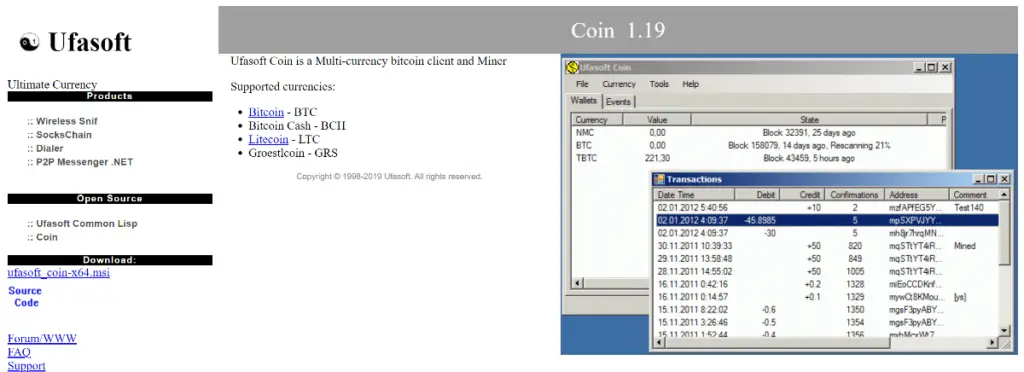 Ufasoft Coin - Best Bitcoin Mining Software