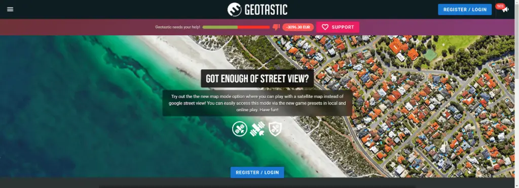 Geotastic - GeoGuessr Alternatives
