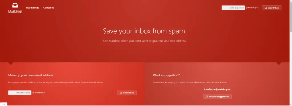 MailDrop - 10MinuteMail Alternatives