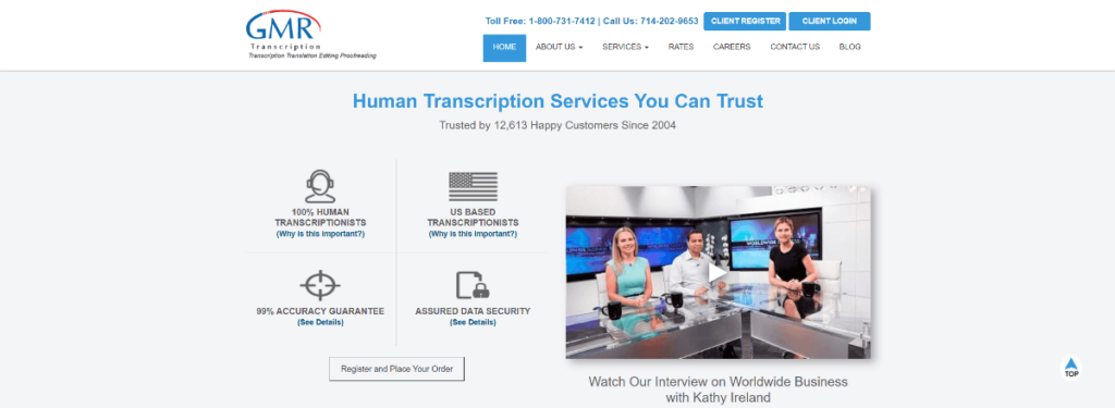 GMR Transcription - Trusted Rev Alternatives