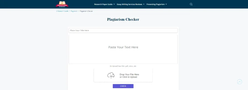Plagiarism Checker by Aresearchguide.com - Free Copyscape Alternatives