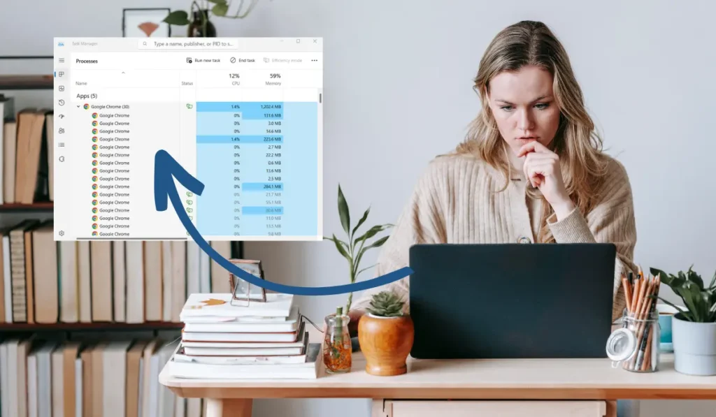 Google Chrome multiple processes fix Windows 11