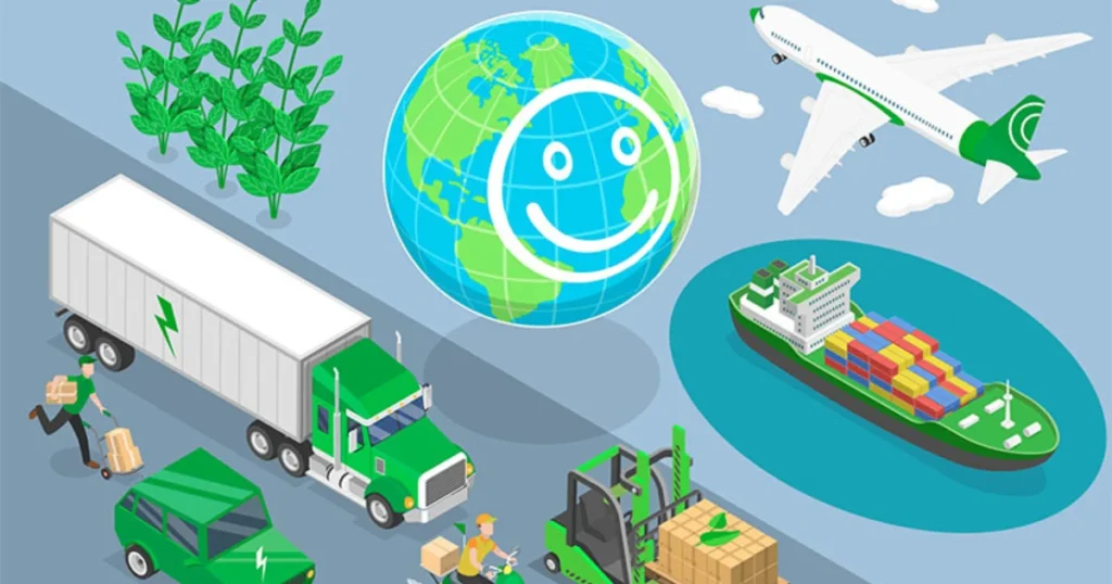 Green Logistics in Freight Transport - The Future With Sustainability and the Environment