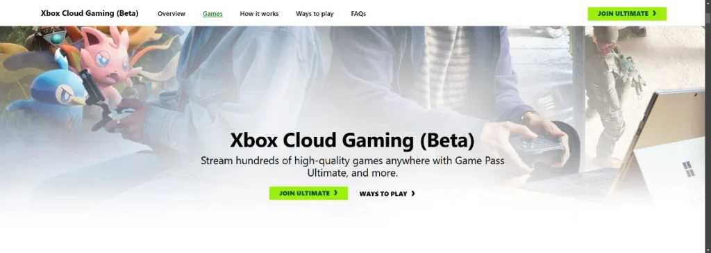 Xbox Cloud Gaming - Google Stadia Alternatives