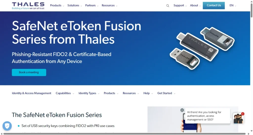Thales – SafeNet eToken Fusion