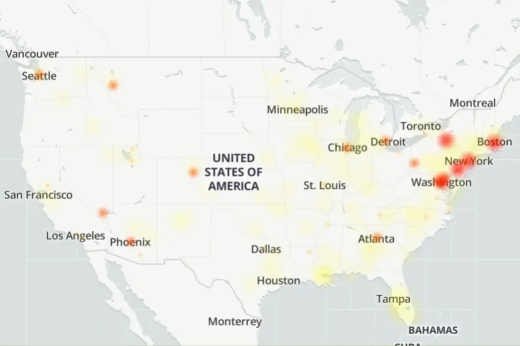 Verizon Outage Map
