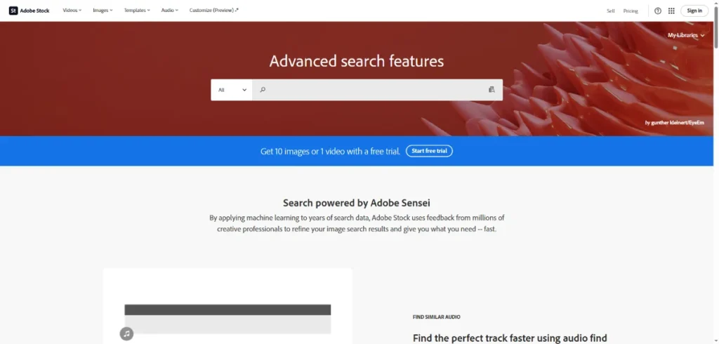 Adobe Stock Visual Search — Ideal for Creative Teams Needing High-Quality Alternatives