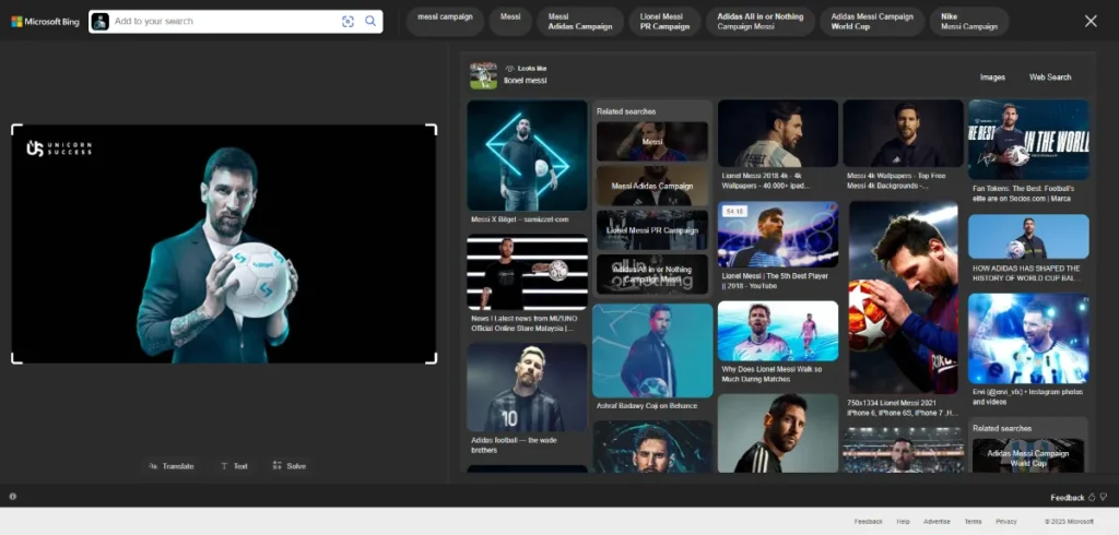 Bing Visual Search — Accurate Visual Similarity Search for Products and Aesthetics